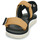 Sapatos Mulher Nike air max grey gold impact basketball shoes high cq9382-007 mens new VIA SANDAL Bege / Preto