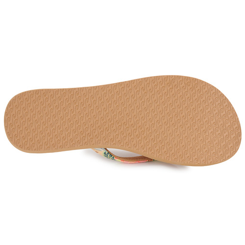 Rip Curl FREEDOM BLOOM OPEN TOE Castanho / Multicolor