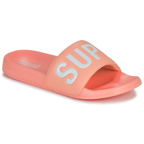 Sapatos Mulher chinelos Superdry Save The Duck Core Rosa / Branco