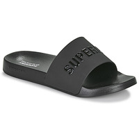 Sapatos Homem chinelos Superdry Sandales De Piscine À Logo Véganes Preto