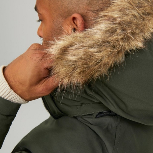 Jack & Jones 12211773 JJECRAFT PARKA SN ROSIN Verde