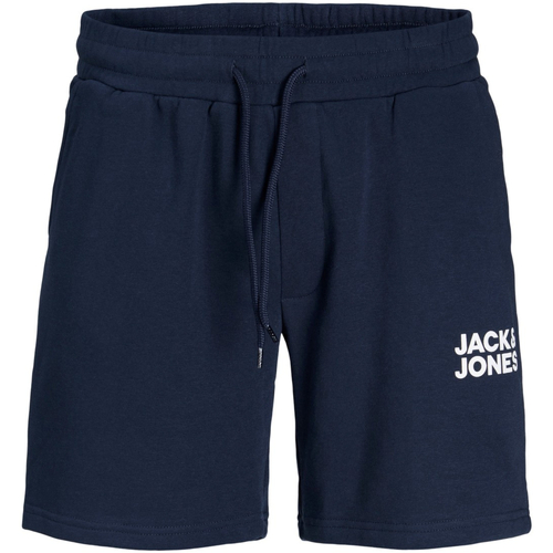 Textil Homem Shorts / Bermudas Jack & Jones 12228920 JPSTNEWSOFT SWEAT SHORTS BEX SN NAVY BLAZER Azul