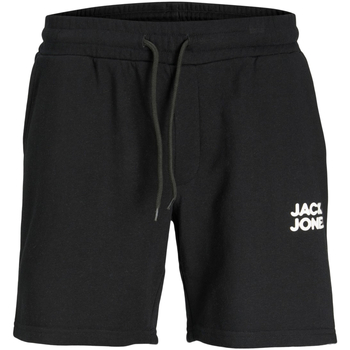 Textil Homem Shorts / Bermudas Jack & Jones 12228920 JPSTNEWSOFT SWEAT SHORTS BEX SN BLACK Preto