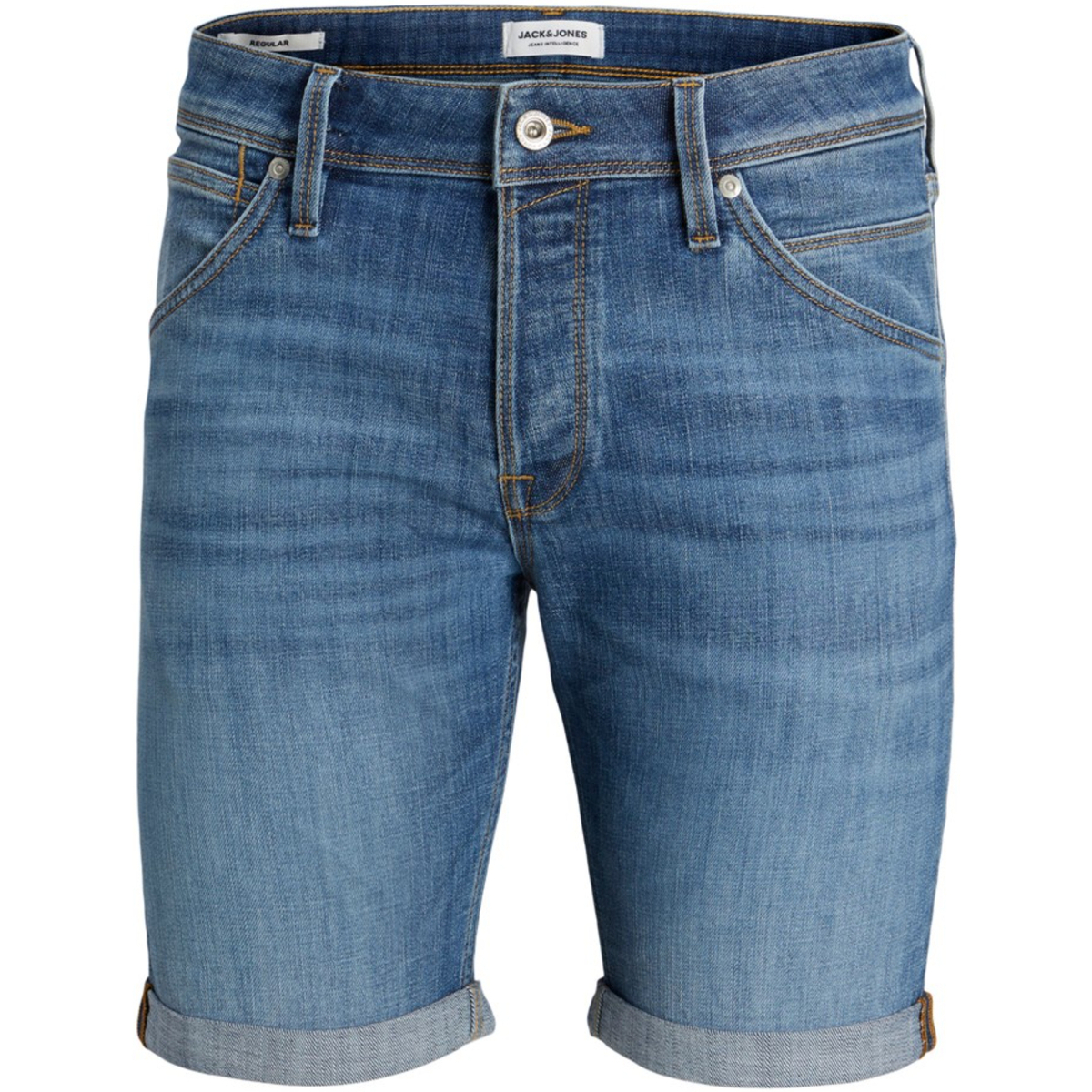Textil Homem Shorts / Bermudas Jack & Jones 12229107 JJIRICK JJFOX SHORTS GE 238 SN PLS BLUE DENIM Azul