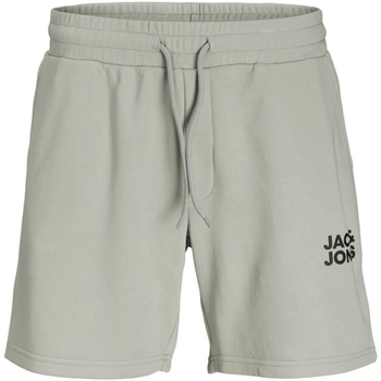 Textil Homem Shorts / Bermudas Jack & Jones 12228920 JPSTNEWSOFT SWEAT SHORTS BEX SN WROUGHT IRON Cinza