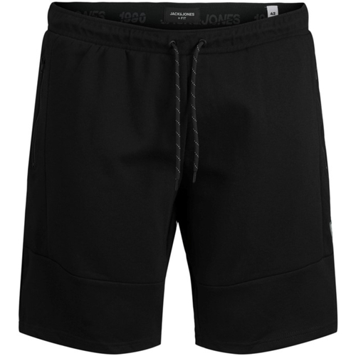 Textil Homem Shorts / Bermudas Harmont & Blaine 12186979 JPSTAIR SWEAT SHORTS NB PLS BLACK Preto