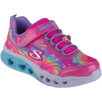 Sapatos Rapariga Sapatilhas Skechers Flutter Heart Lights-Groovy Swirl Rosa