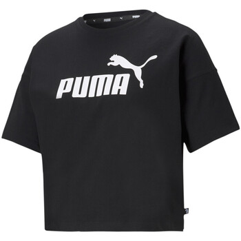 Textil Mulher T-Shirt mangas curtas Puma  Preto