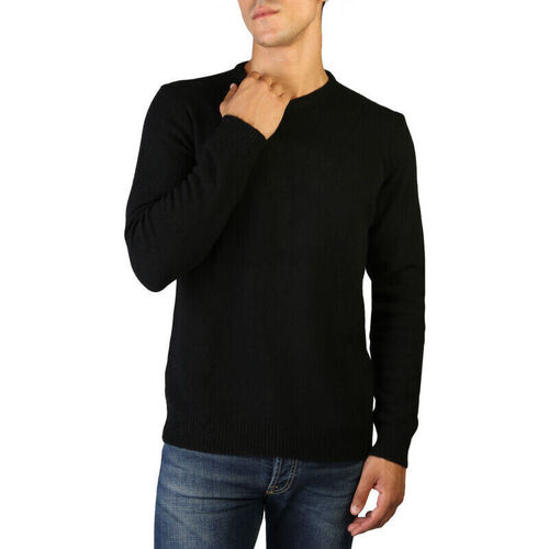 Textil Homem camisolas 100% Cashmere Jersey Preto