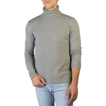 Textil Homem camisolas 100% Cashmere Jersey roll neck Cinza