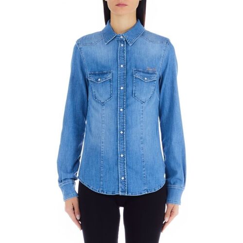 Textil Mulher camisas Liu Jo UF3048 D4051-78212 Azul