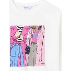 Textil Rapariga T-shirts e Pólos Mayoral  Branco
