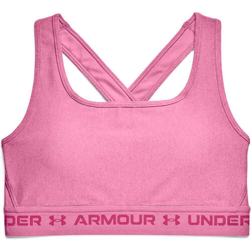 Textil Mulher Tops e soutiens de desporto Under Armour UA Crossback Mid Heather Bra Rosa