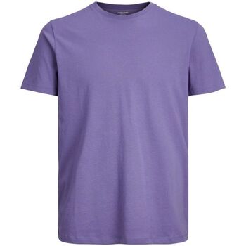 Textil Homem T-shirts e Pólos Jack & Jones 12156101 JJEORGANIC BASIC TEE-TWL PURPLE Violeta