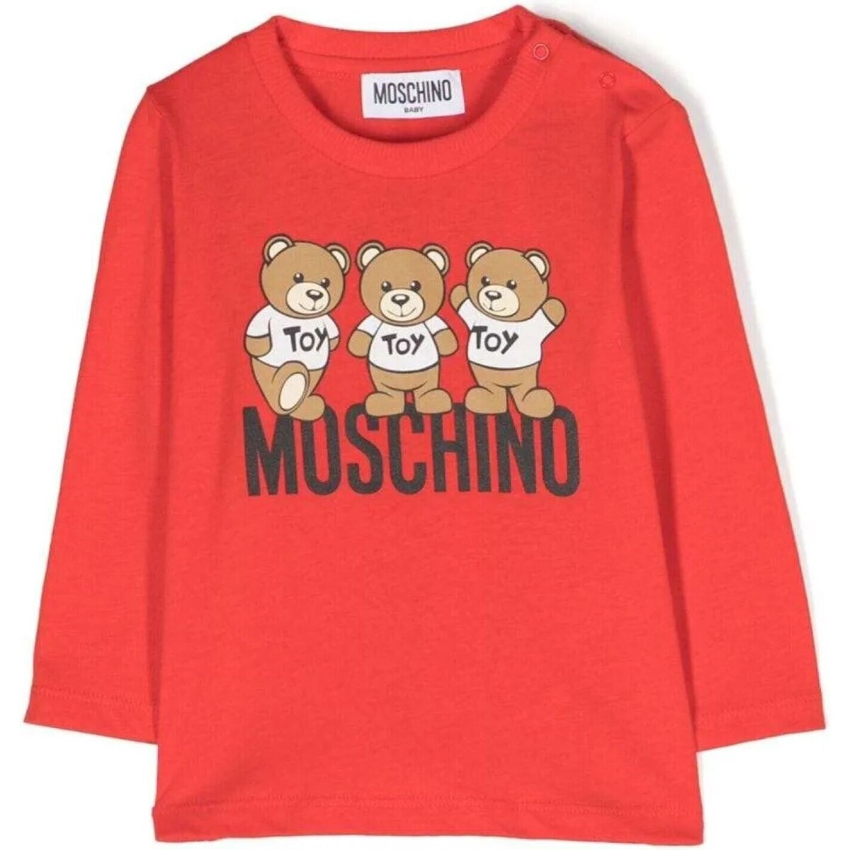 Textil Mulher T-Shirt Hood mangas curtas Moschino MZO00DLAA10 Vermelho