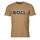 Textil Homem T-Shirt Cal curtas BOSS Tiburt 427 Camel