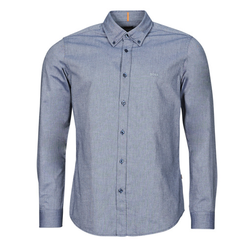 Textil Homem Camisas mangas comprida BOSS Rickert Azul
