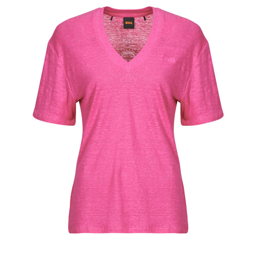 Textil Mulher Tshirtrn 3p Classic BOSS C_Ela Rosa