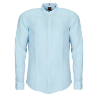 Textil Homem Camisas mangas comprida BOSS Race_1 Azul / Céu
