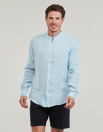 Textil Homem Camisas mangas comprida BOSS Race_1 Azul / Céu