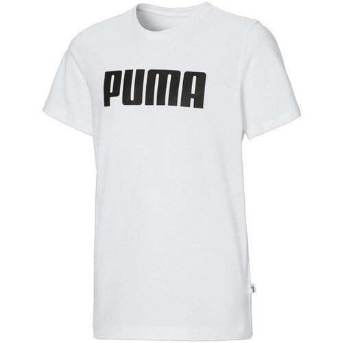 Textil Rapaz T-Shirt mangas curtas Puma  Branco