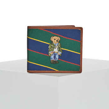 Malas Homem Carteira Polo Ralph Lauren BILLFOLD-WALLET-MEDIUM Multicolor