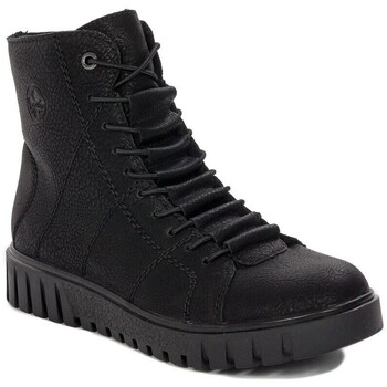 Sapatos Mulher Sapatilhas de cano-alto Rieker Y342000 Preto