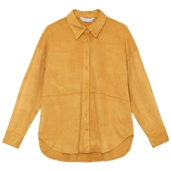 Textil Mulher Tops / Blusas Compania Fantastica COMPAÑIA FANTÁSTICA Camisa 11058 - Yellow Amarelo