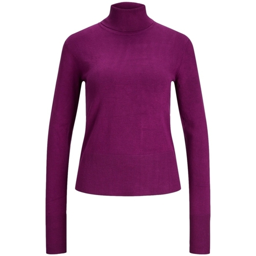 Textil Mulher camisolas Jjxx Noos Malha Ava L/S Roll Neck - Dark Purple Violeta