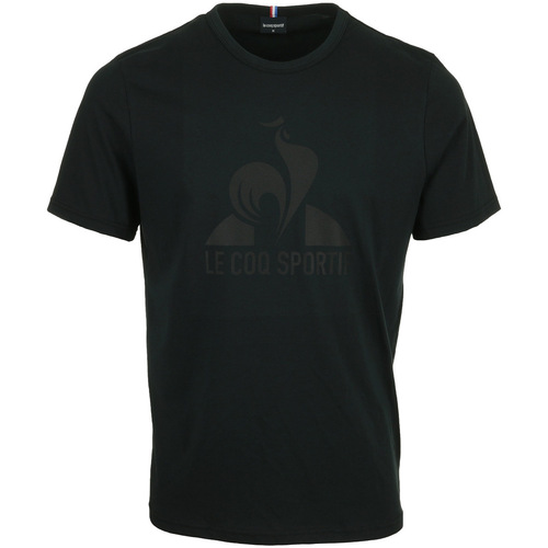 Textil Homem logo-patch cropped hoodie Verde Le Coq Sportif Monochrome Tee Ss Preto