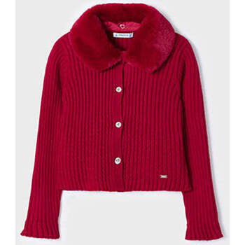 Textil Rapariga Casacos de malha Mayoral 4309-14-11-17 Vermelho