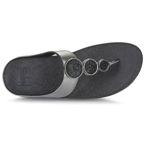 FitFlop Halo Bead-Circle Metallic Toe- Preto