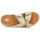 Sapatos Mulher Chinelos FitFlop F-Mode Leather-Twist Flatform Slides (Cork Wrap) Política de entrega