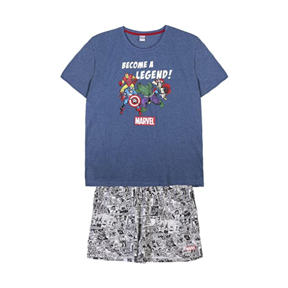 Textil Homem Pijamas / Camisas de dormir Avengers 2200009090 Cinza