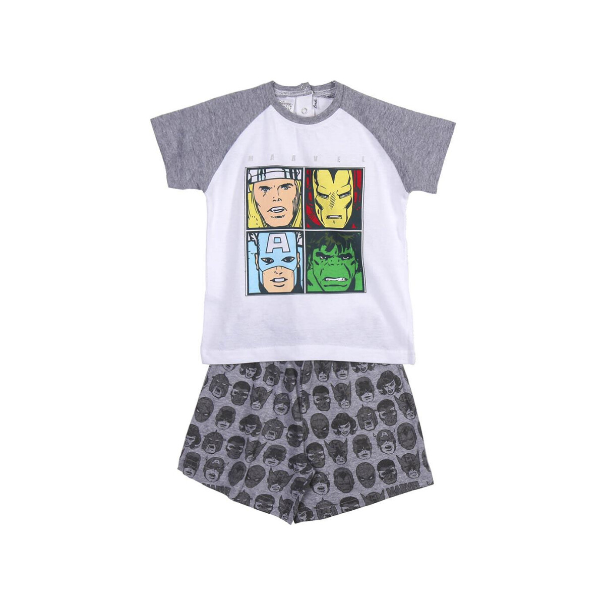 Textil Criança Pijamas / Camisas de dormir Avengers 2200008973 Cinza