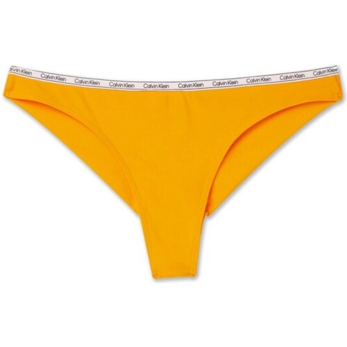 Textil Mulher Fatos e shorts de banho Calvin Klein Jeans KW0KW01710 Amarelo