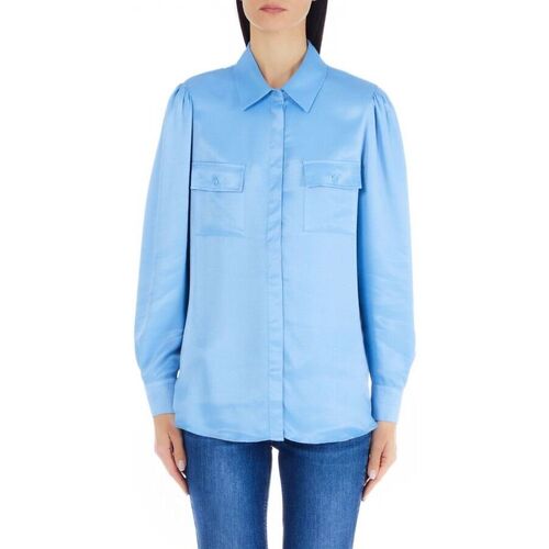 Textil Mulher camisas Liu Jo WF3018 TS033-64021 Azul