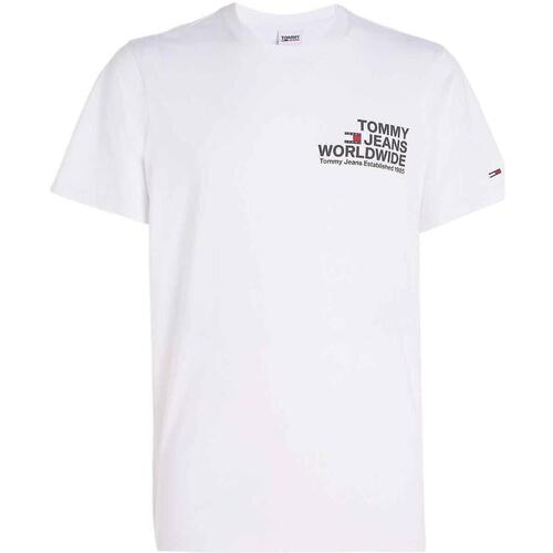 Textil Homem T-Shirt mangas curtas Tommy Jeans  Cinza