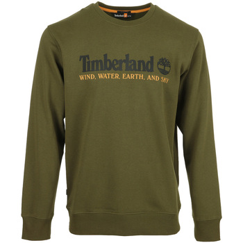Textil Homem Sweats Timberland Linear Logo Short Sleeve Tee Verde