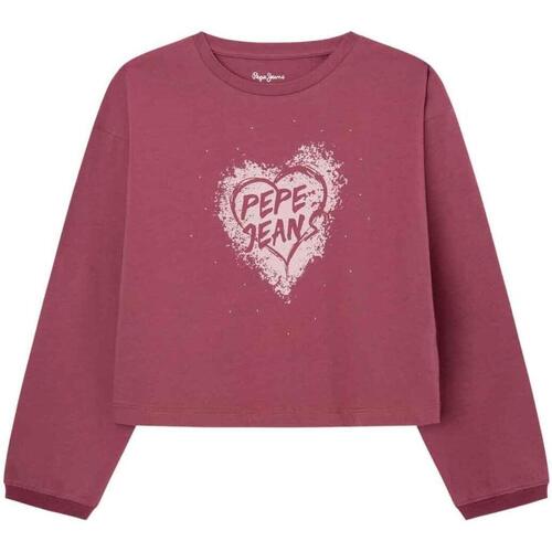 Textil Rapariga T-shirts e Pólos Pepe Cavalli JEANS  Rosa