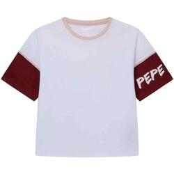 Textil Rapariga T-shirts e Pólos Pepe jeans  Branco