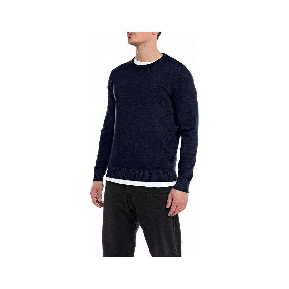 Textil Homem Sweats Replay UK250800G21901-970-3-1 Azul