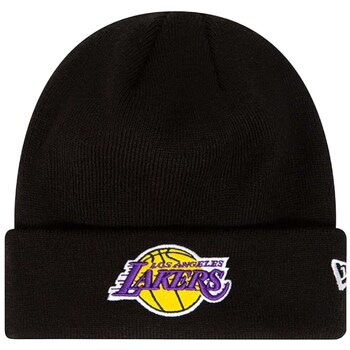 Acessórios Homem Gorro New-Era Essential Cuff Beanie Los Angeles Lakers Hat Preto