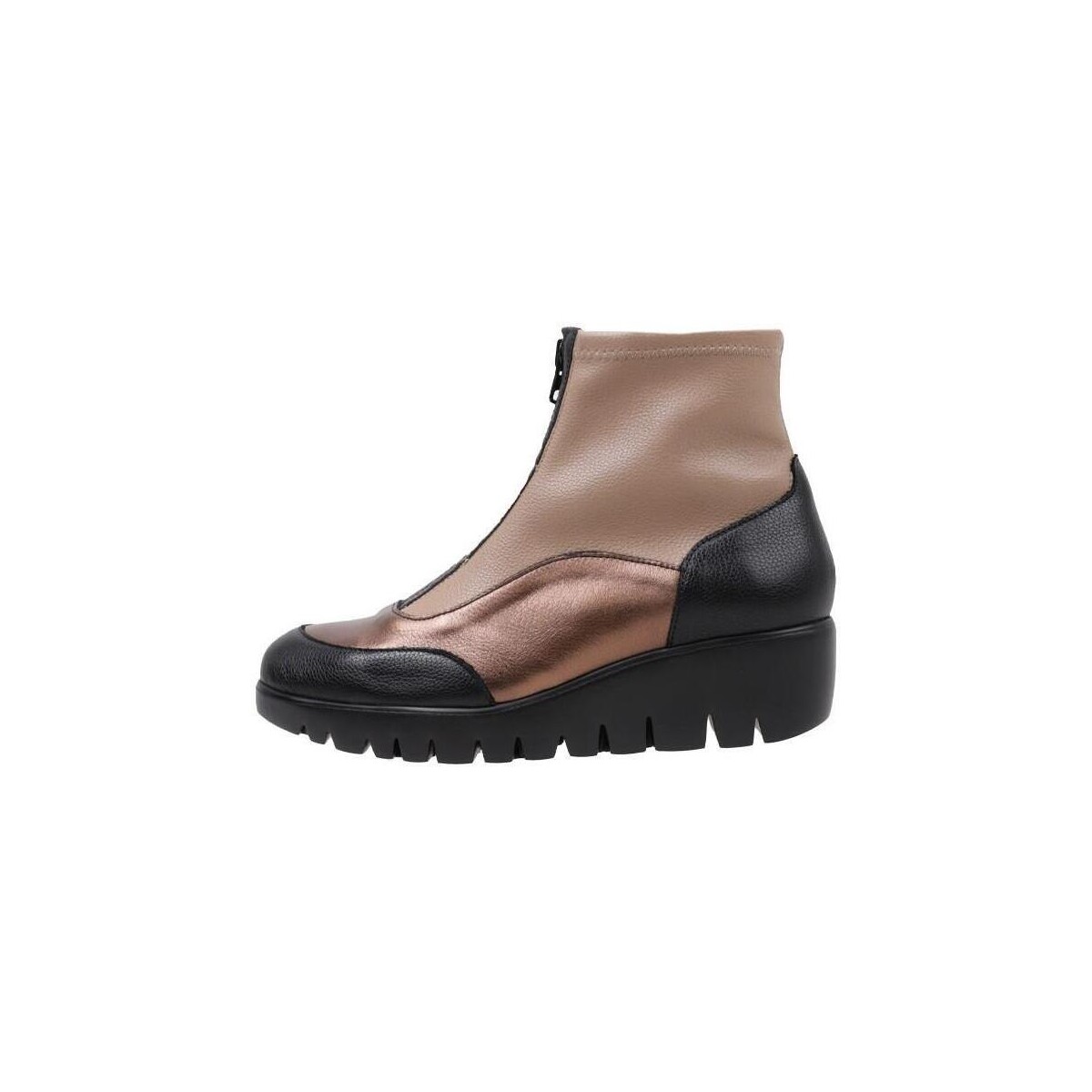 Sapatos Mulher Botins Wonders C-33302 Cinza