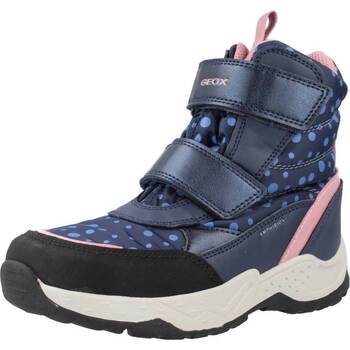 Sapatos Rapariga Botas Geox J SENTIERO GIRL B AB Azul