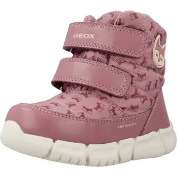 Sapatos Rapariga Botins Geox B FLEXYPER GIRL B AB Rosa