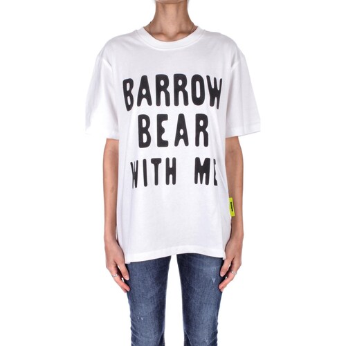 Textil T-Shirt mangas curtas Barrow F3BWUATH130 Branco