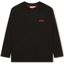 Textil Rapaz Sweats Hugo Boss Kids G25133-09B-2-19 Preto