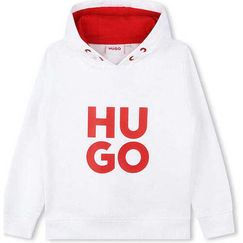 Textil Rapaz Sweats Hugo Boss Kids G25152-10P-1-19 Branco