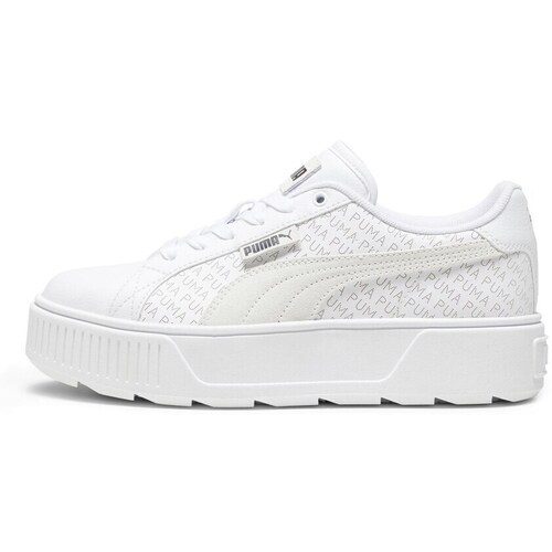 Sapatos Mulher Botas baixas Puma Karmen Logobsession Branco